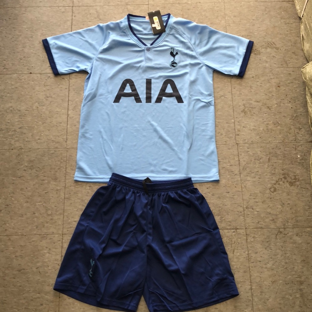 Tottenham away set baby blue size S & XL